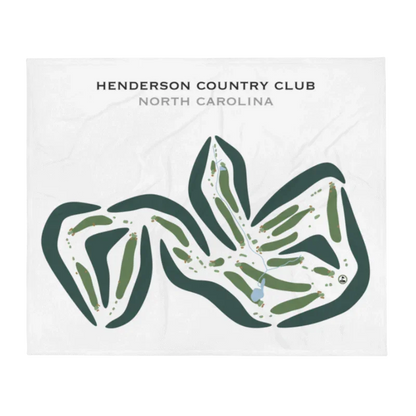 Henderson Country Club, North Carolina - Printed Golf Courses