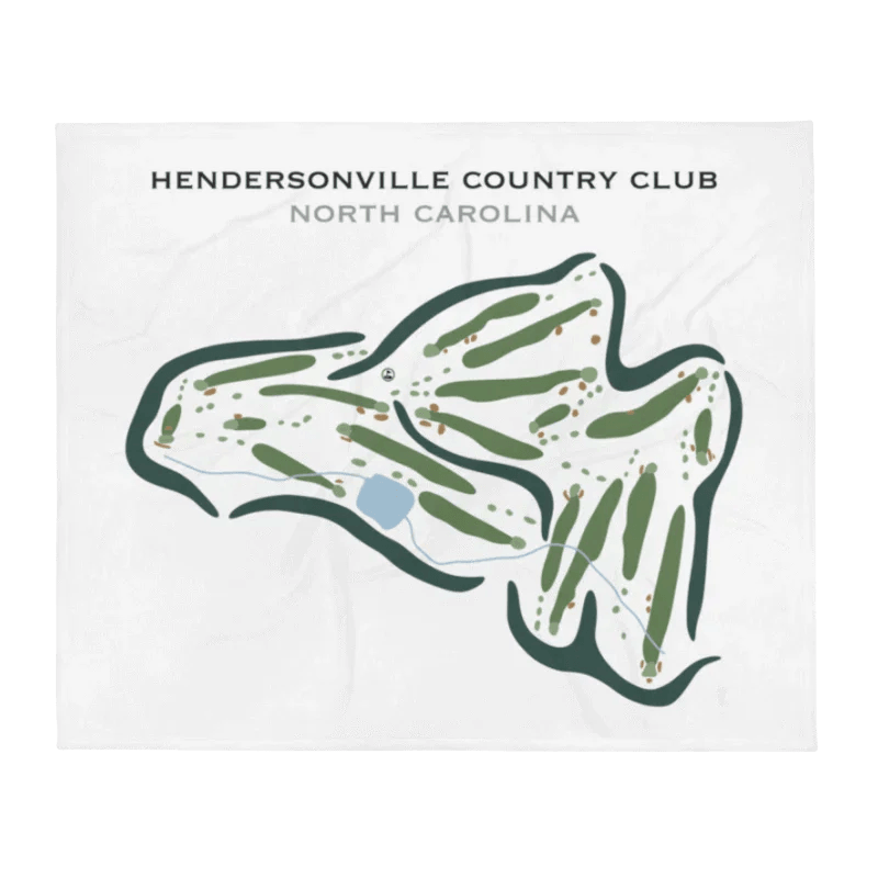 Hendersonville Country Club, North Carolina - Printed Golf Courses