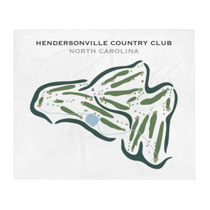 Hendersonville Country Club, North Carolina - Printed Golf Courses