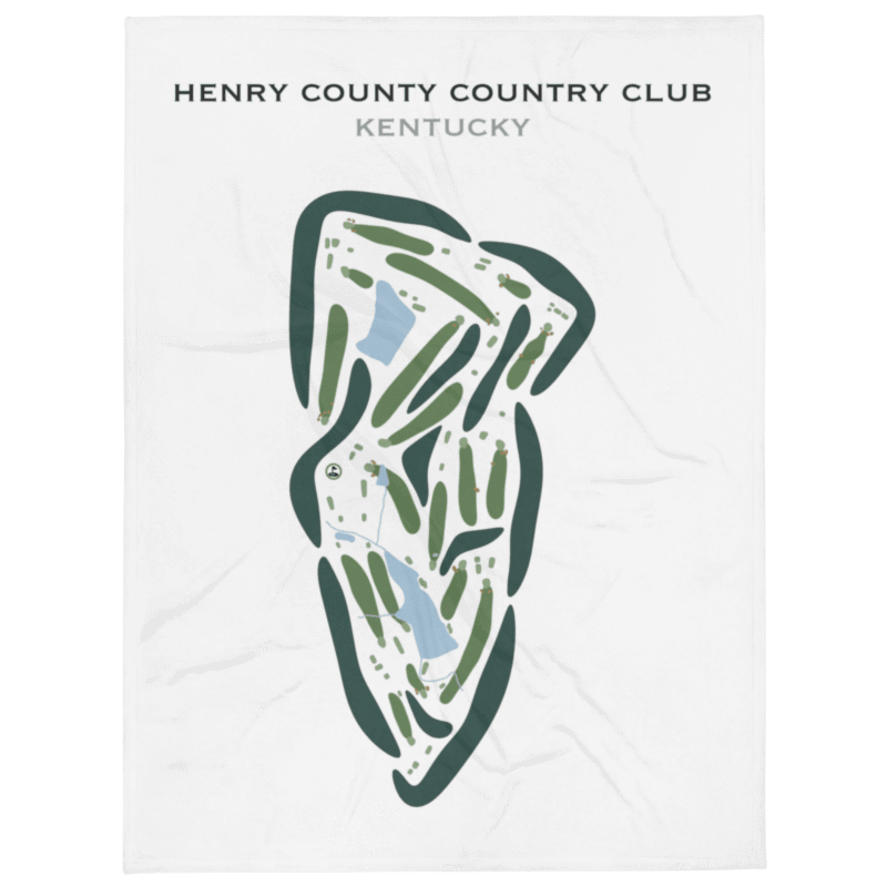 Henry County Country Club, Kentucky - Printed Golf Courses