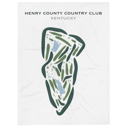 Henry County Country Club, Kentucky - Printed Golf Courses