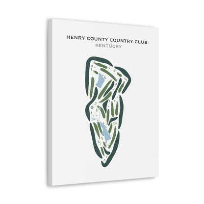 Henry County Country Club, Kentucky - Printed Golf Courses