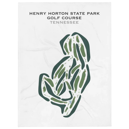 Henry Horton Golf Course, Tennessee - Printed Golf Courses