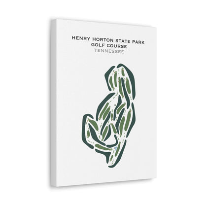 Henry Horton Golf Course, Tennessee - Printed Golf Courses