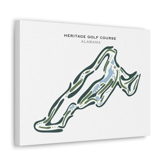 Heritage Golf Course, Alabama - Printed Golf Courses