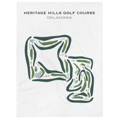 Heritage Hills Golf Course, Oklahoma - Printed Golf Courses