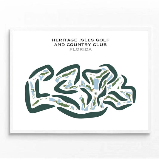 Heritage Isles Golf and Country Club, Florida - Printed Golf Courses