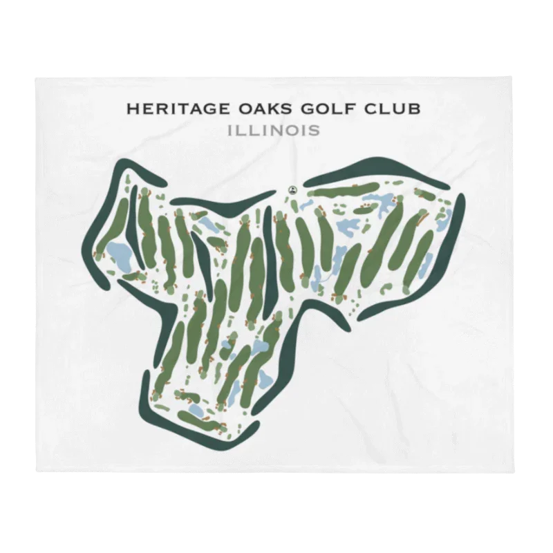 Heritage Oaks Golf Club, Illinois - Printed Golf Course