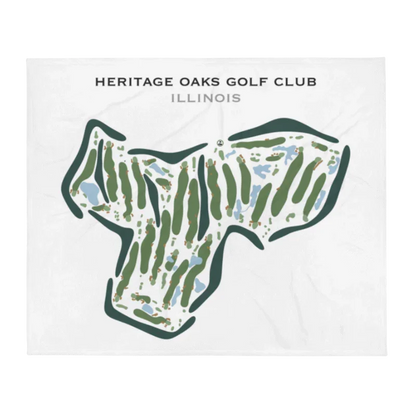 Heritage Oaks Golf Club, Illinois - Printed Golf Course