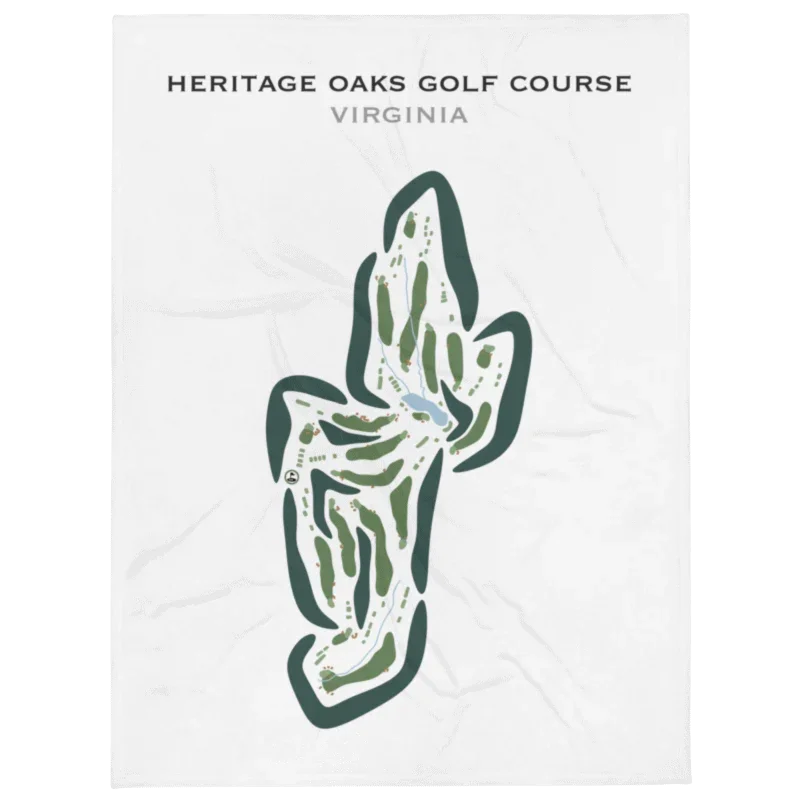 Heritage Oaks Golf Course, Virginia - Printed Golf Courses