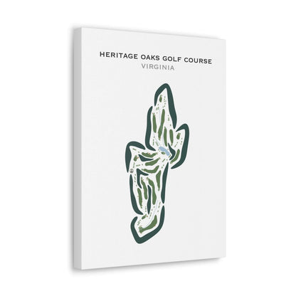 Heritage Oaks Golf Course, Virginia - Printed Golf Courses