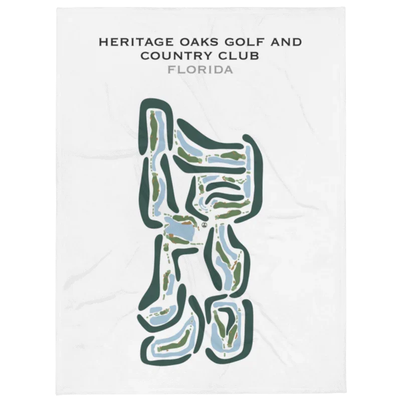 Heritage Oaks Golf & Country Club, Florida - Printed Golf Courses