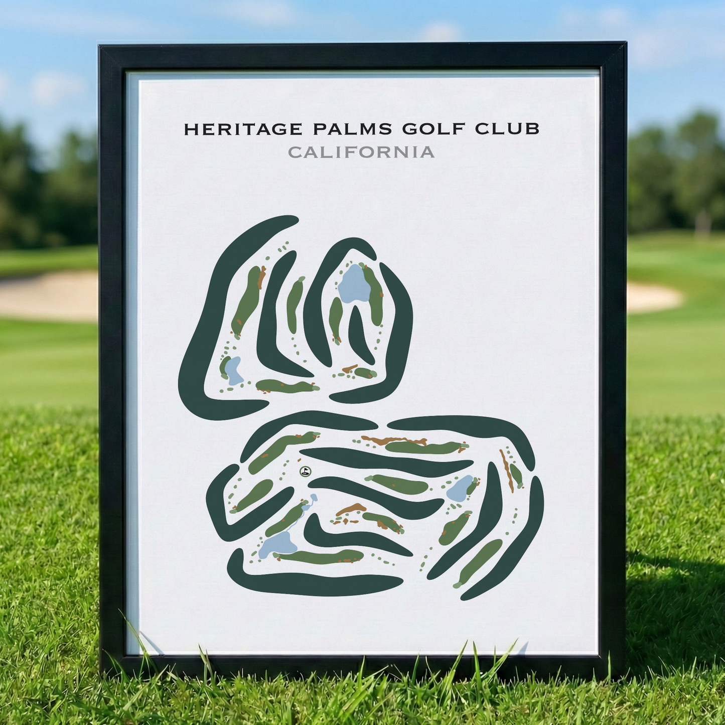 Heritage Palms Golf Club, California - Printed Golf Courses