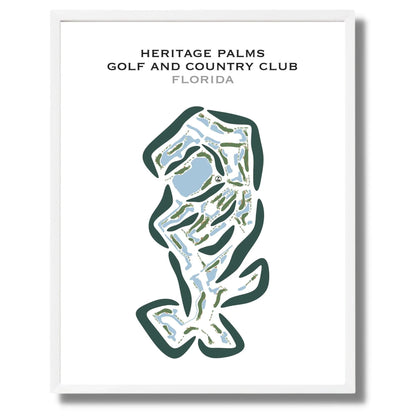 Heritage Palms Golf & Country Club, Florida - Printed Golf Course