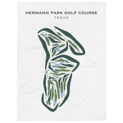 Hermann Park Golf Course, Texas - Printed Golf Courses