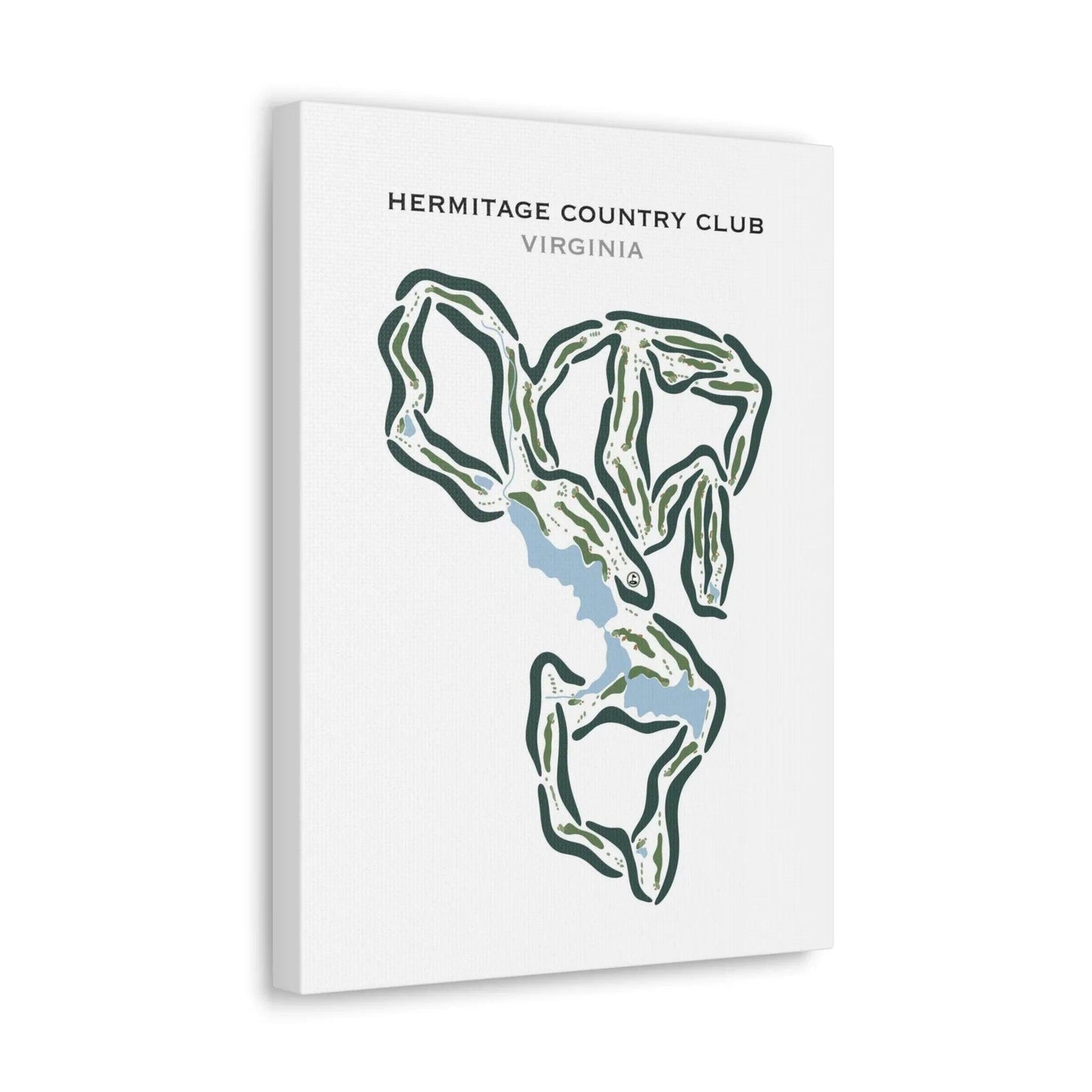 Hermitage Country Club, Virginia - Printed Golf Courses