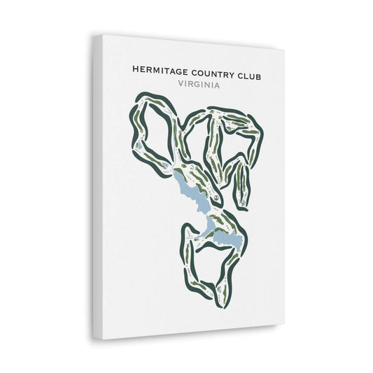 Hermitage Country Club, Virginia - Printed Golf Courses