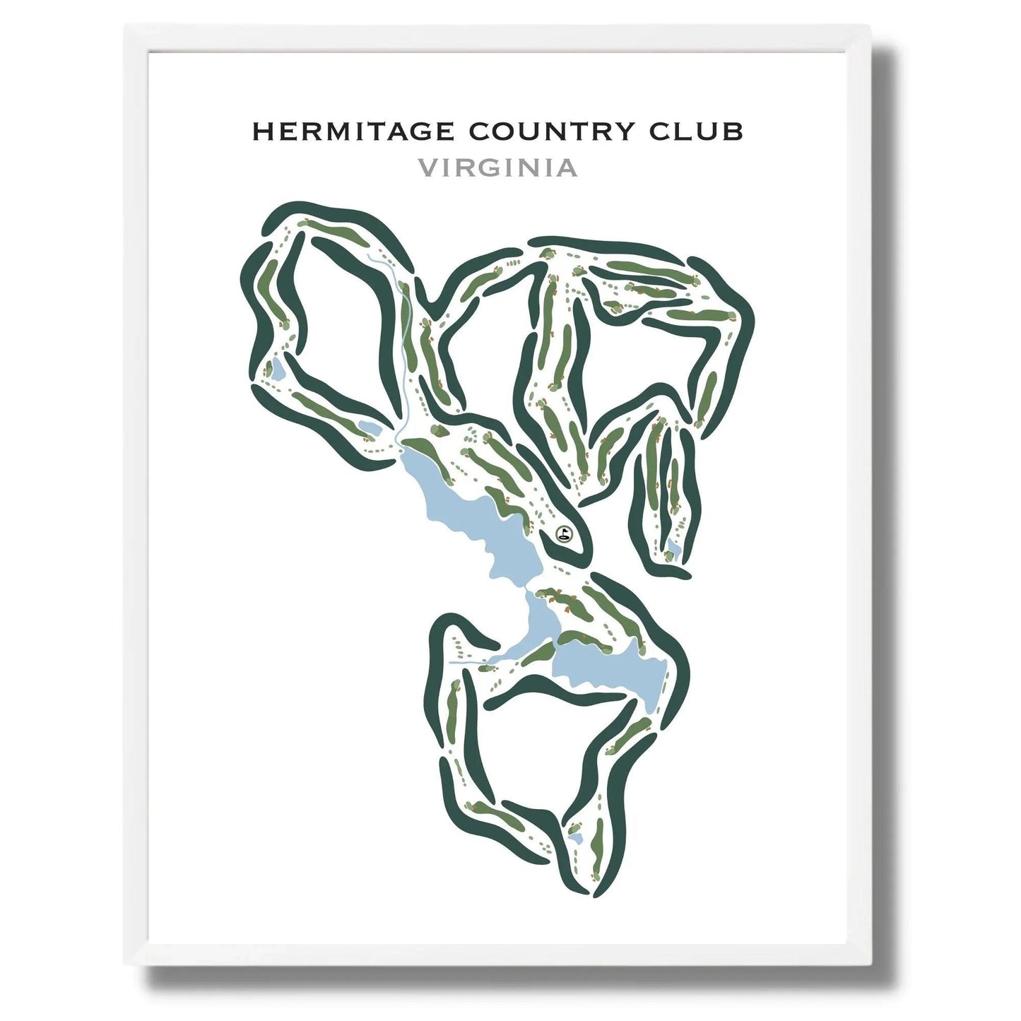 Hermitage Country Club, Virginia - Printed Golf Courses