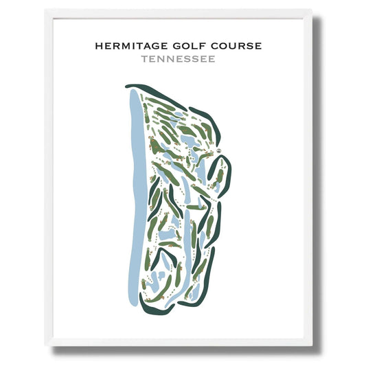 Hermitage Golf Course, Tennessee - Printed Golf Courses
