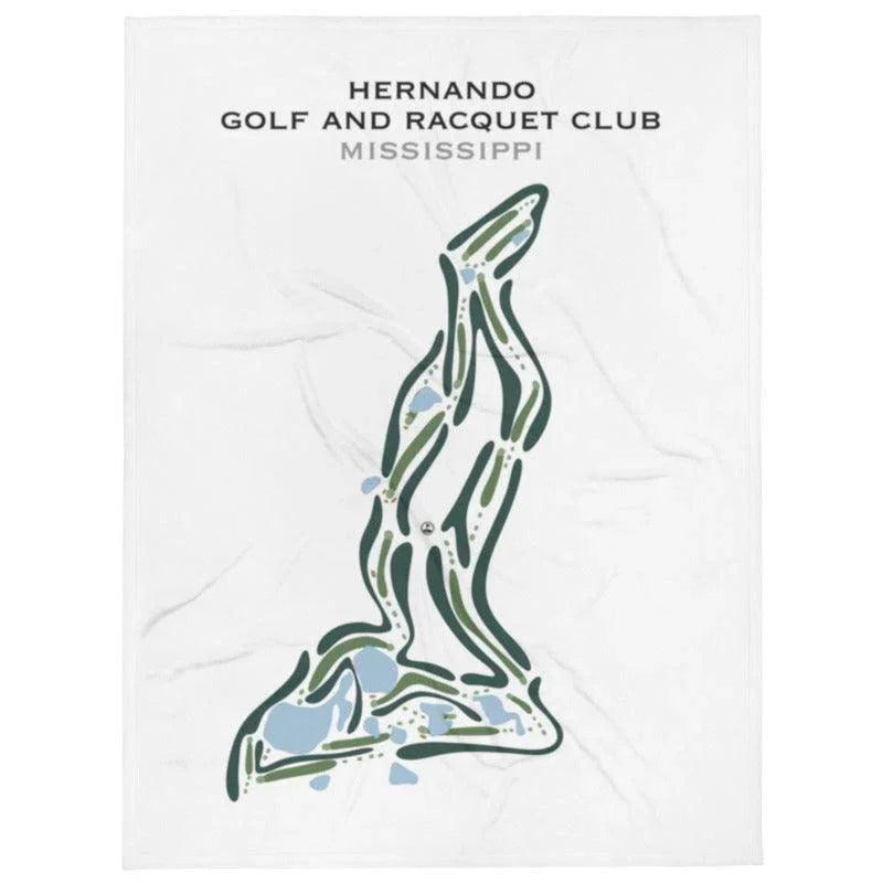 Hernando Golf & Racquet Club, Mississippi - Printed Golf Courses