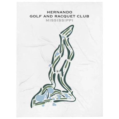 Hernando Golf & Racquet Club, Mississippi - Printed Golf Courses