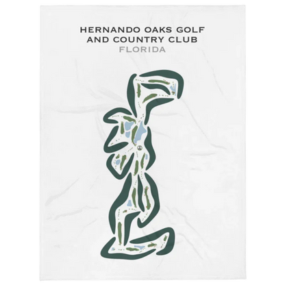 Hernando Oaks Golf and Country Club, Florida - Printed Golf Courses