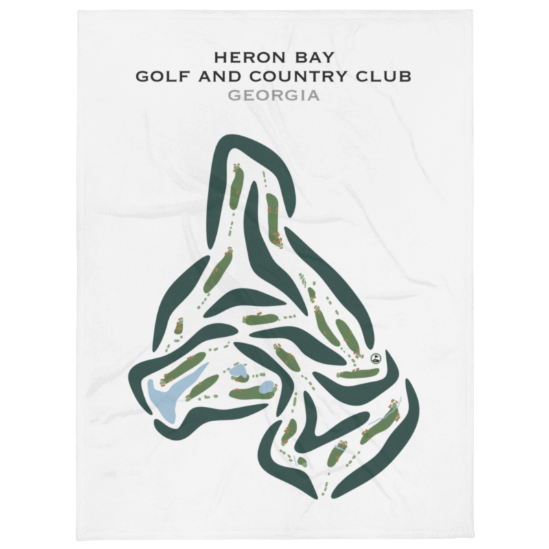 Heron Bay Golf & Country Club, Georgia - Printed Golf Courses