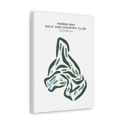 Heron Bay Golf & Country Club, Georgia - Printed Golf Courses