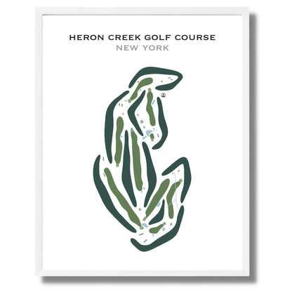 Heron Creek Golf Course, New York - Printed Golf Courses