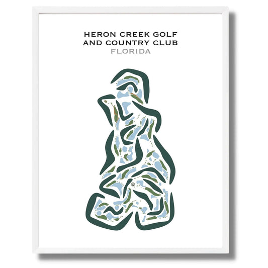Heron Creek Golf & Country Club, Florida - Printed Golf Courses