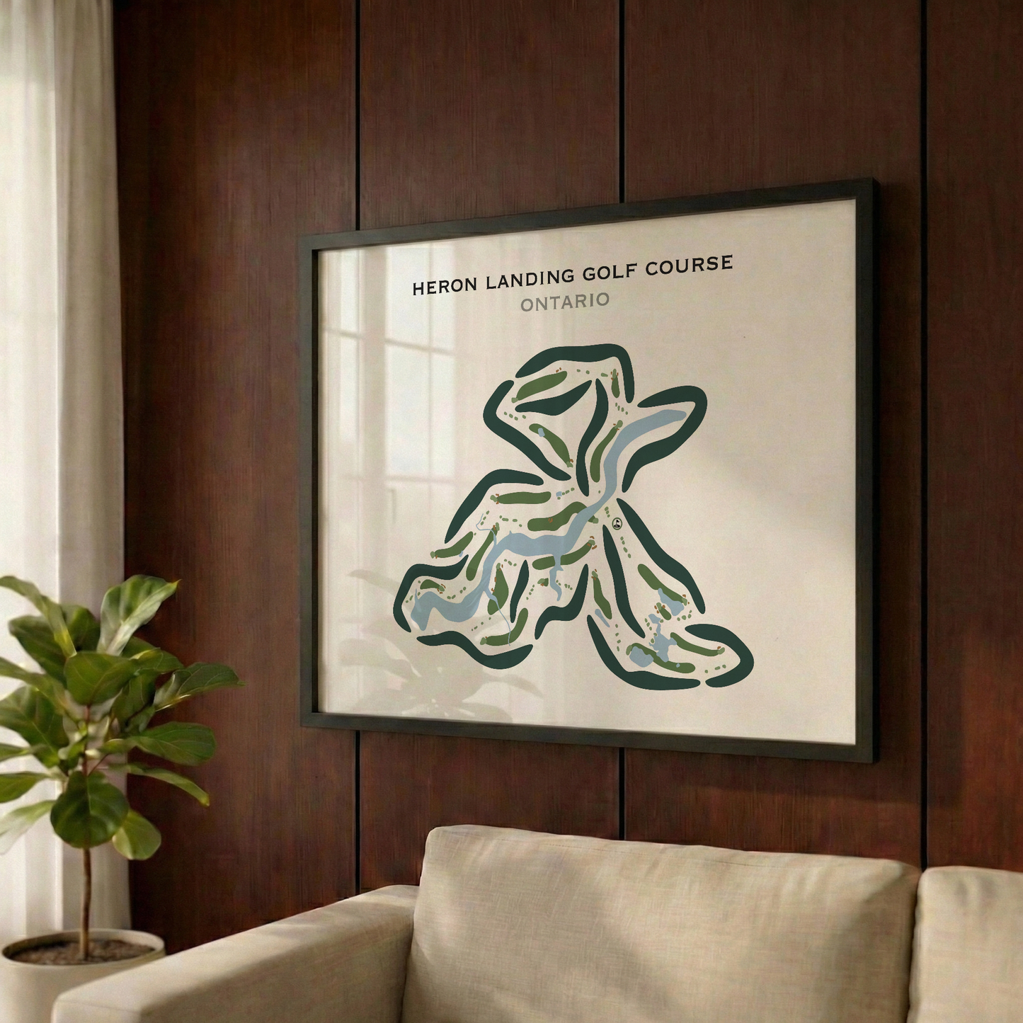Heron Landing Golf Course, Canada - Printed Golf Courses