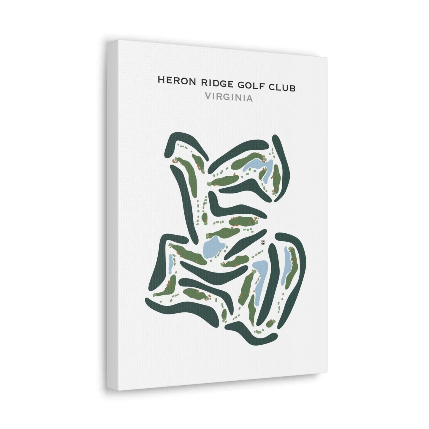 Heron Ridge Golf Club, Virginia - Printed Golf Courses