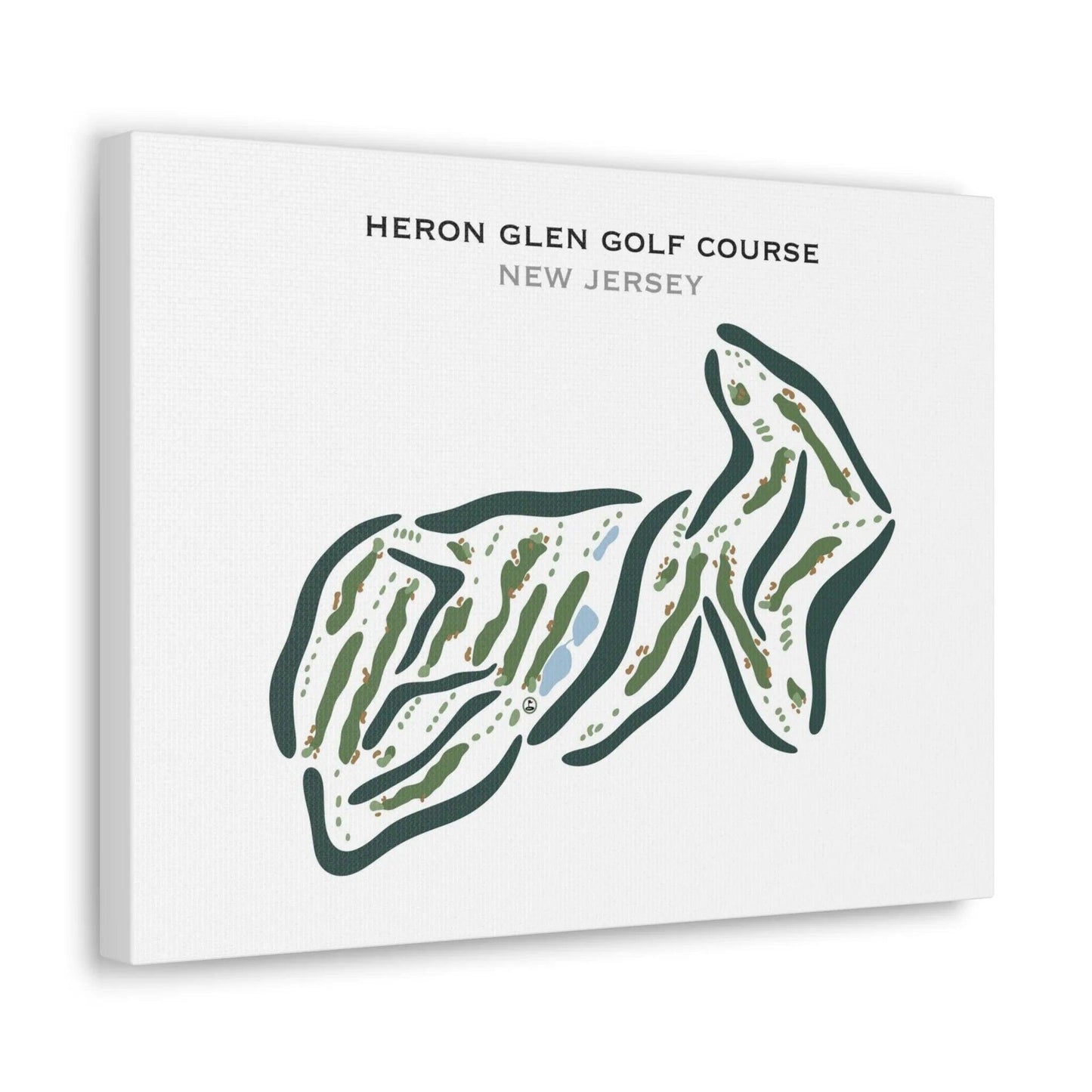 Heron Glen Golf Course, New Jersey - Printed Golf Courses