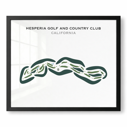 Hesperia Golf & Country Club, California - Printed Golf Courses