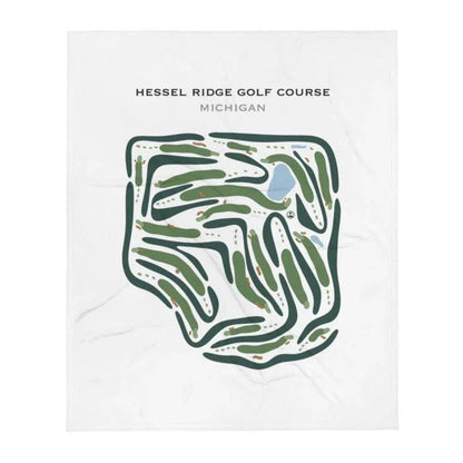 Hessel Ridge Golf Course, Michigan - Printed Golf Courses