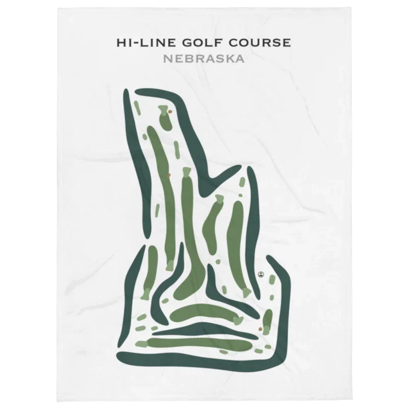 Hi-Line Golf Course, Nebraska - Printed Golf Courses
