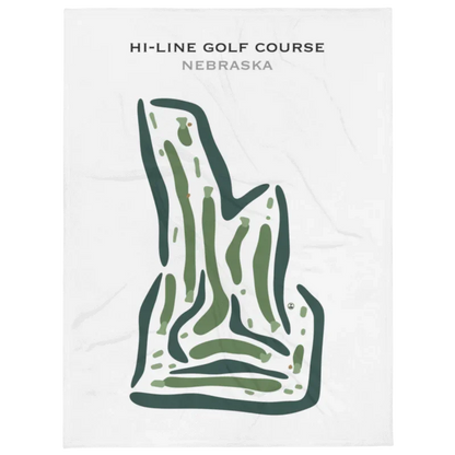 Hi-Line Golf Course, Nebraska - Printed Golf Courses