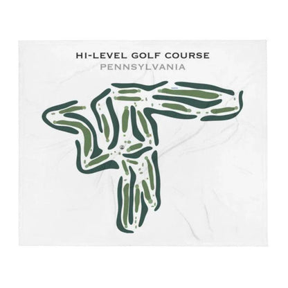 Hi-Level Golf Course, Pennsylvania - Printed Golf Course