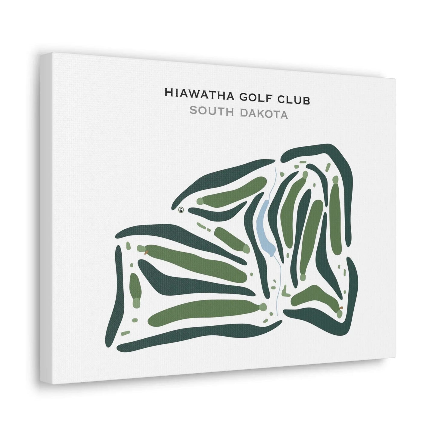 Hiawatha Golf Club, South Dakota - Printed Golf Courses