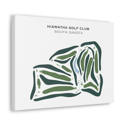 Hiawatha Golf Club, South Dakota - Printed Golf Courses