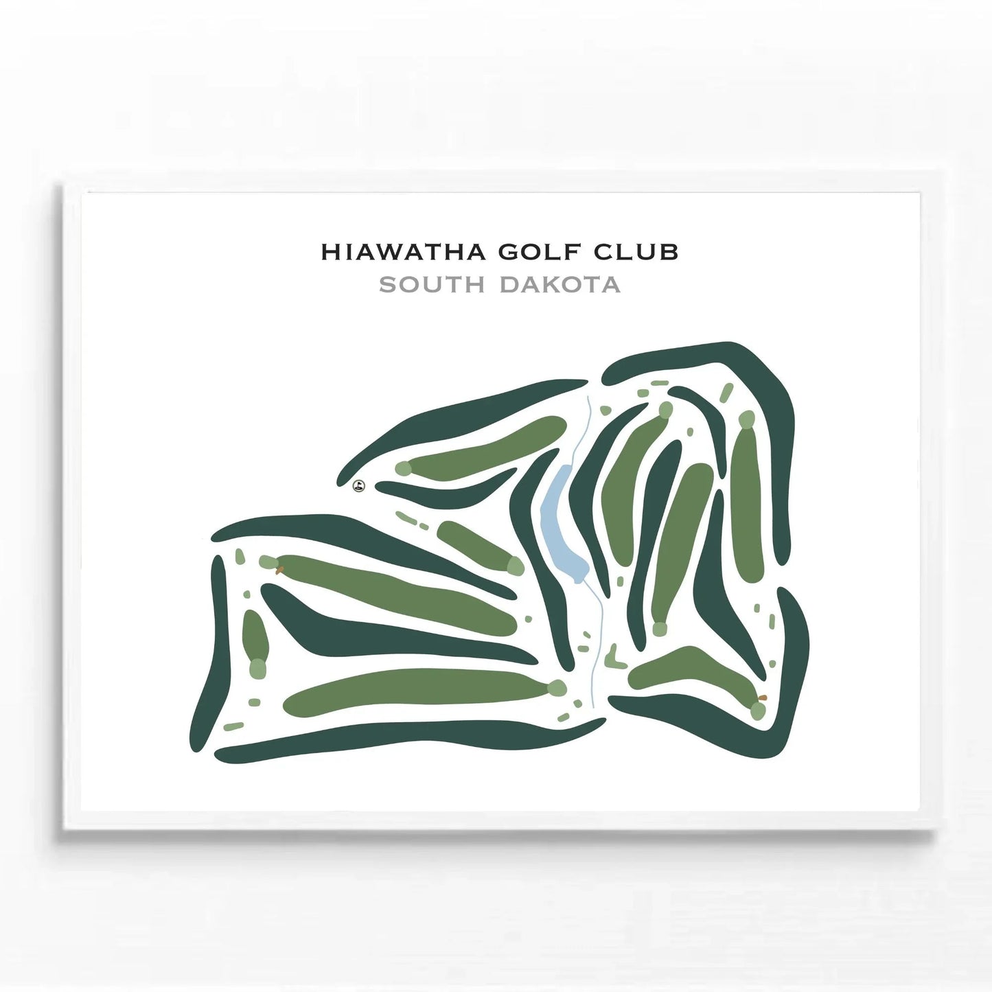 Hiawatha Golf Club, South Dakota - Printed Golf Courses
