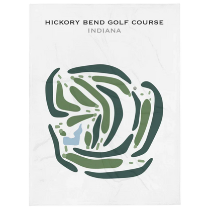 Hickory Bend Golf Course, Indiana - Printed Golf Course