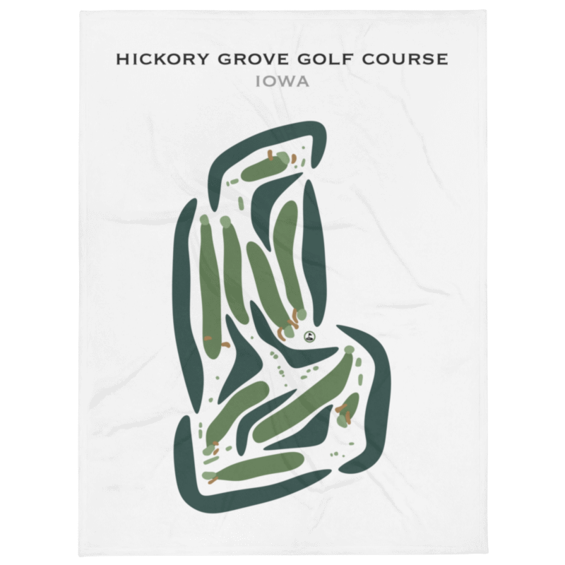Hickory Grove Golf Course, Iowa - Printed Golf Courses