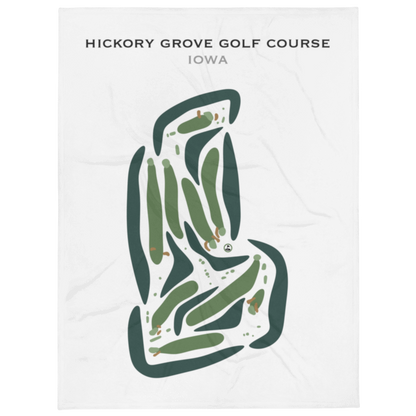 Hickory Grove Golf Course, Iowa - Printed Golf Courses