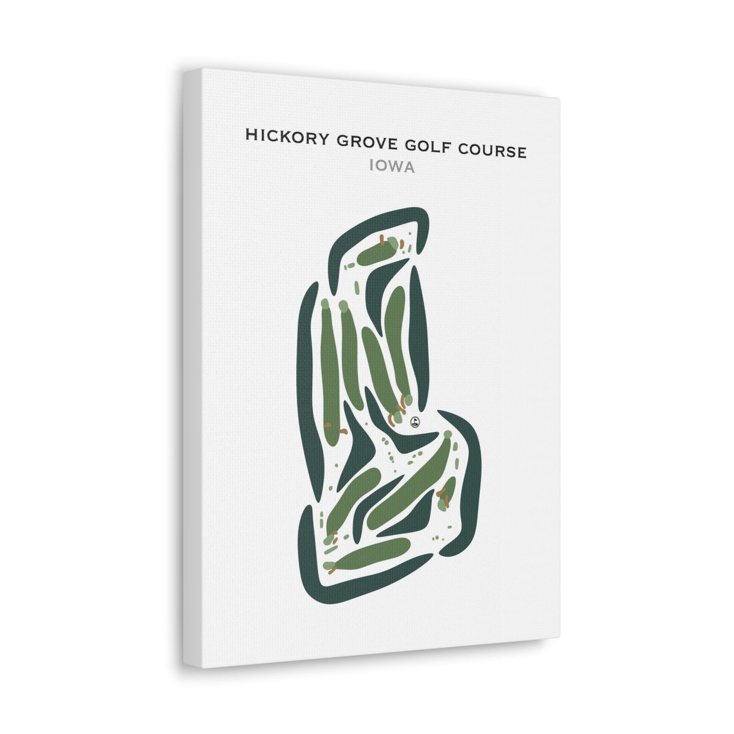 Hickory Grove Golf Course, Iowa - Printed Golf Courses