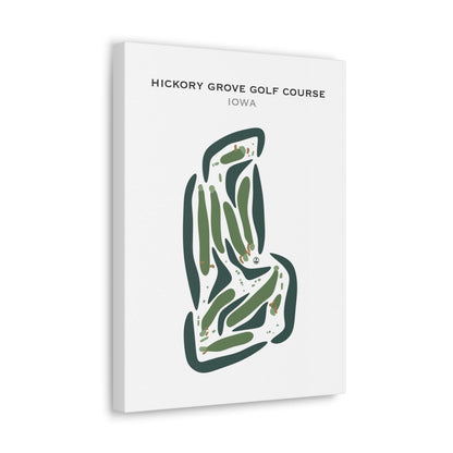 Hickory Grove Golf Course, Iowa - Printed Golf Courses