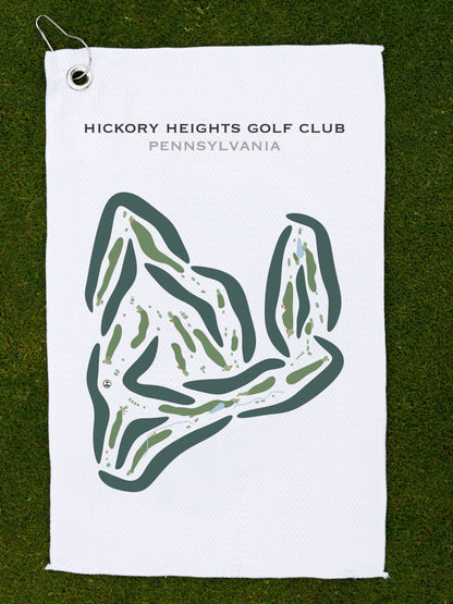 Hickory Heights Golf Club, Pennsylvania - Printed Golf Courses