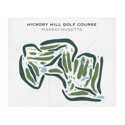 Hickory Hill Golf Course, Massachusetts - Printed Golf Courses