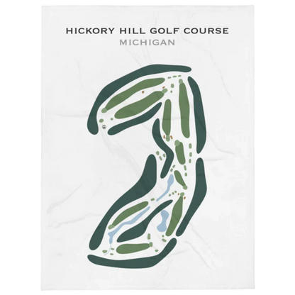 Hickory Hill Golf Course, Michigan - Printed Golf Courses