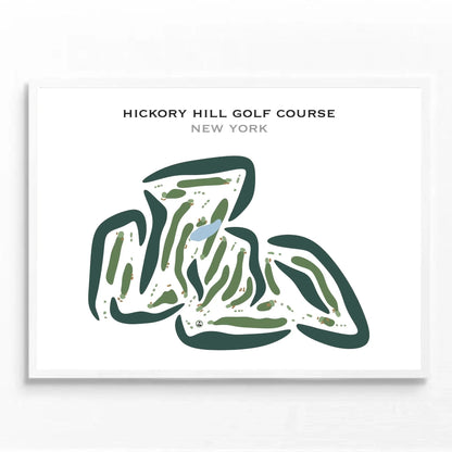 Hickory Hill Golf Course, New York - Printed Golf Courses